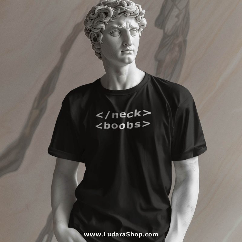 HTML NECK - BOOBS - Majica