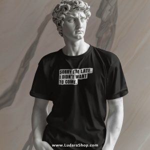 Sorry I'm late. I didn't want to come. - Majica